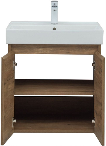 Тумба под раковину Aquanet Nova Lite 60 дуб рустикальный (2 дверцы) 00298849 Тумба под раковину Aquanet Nova Lite 60 дуб рустикальный (2 дверцы) 00298849