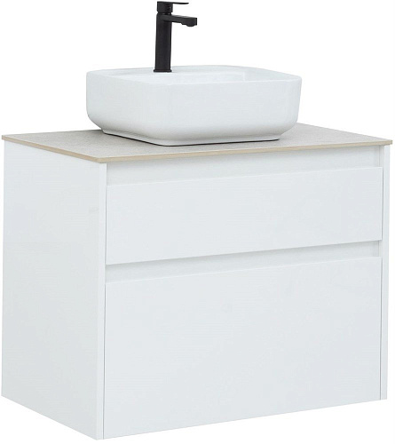 Тумба под раковину Aquanet Nova Lite 75 белый (2 ящика) 00242272 Тумба под раковину Aquanet Nova Lite 75 белый (2 ящика) 00242272