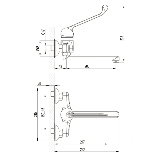 Смеситель для кухни Lemark Project LM4611C, хром Смеситель для кухни Lemark Project LM4611C, хром