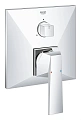 Смеситель для ванны GROHE Allure Brilliant с переключателем на 3 положения, хром (24099000) внешняя Смеситель для ванны GROHE Allure Brilliant с переключателем на 3 положения, хром (24099000) внешняя