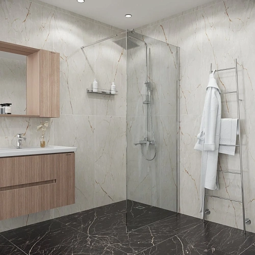 Душевая перегородка Niagara Eco NG-531-70 (70x190) профиль хром, стекло прозрачное Душевая перегородка Niagara Eco NG-531-70 (70x190) профиль хром, стекло прозрачное