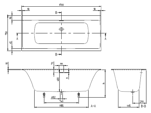 Ванна квариловая Villeroy & Boch Subway 3.0 180х80 UBQ180SBW2DV-01 (белый Alpin) Ванна квариловая Villeroy & Boch Subway 3.0 180х80 UBQ180SBW2DV-01 (белый Alpin)