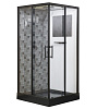 Картинка анонса товара «душевая кабина esbano elegancia (eskbb100ckr) квадратная c крышей esb-100ckr 100x100x210см»
