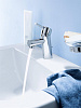 Картинка анонса товара «смеситель для раковины grohe concetto с донным клапаном и ограничением расхода воды, хром (3220410e)»