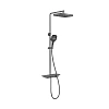 Душевая система Vincea VSFS-411GM с изливом, вороненая сталь Душевая система Vincea VSFS-411GM с изливом, вороненая сталь