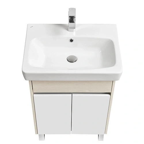 Тумба под раковину Aquaton Верди PRO 60 Н белый, ясень фабрик 1A207701VDAV0 Тумба под раковину Aquaton Верди PRO 60 Н белый, ясень фабрик 1A207701VDAV0