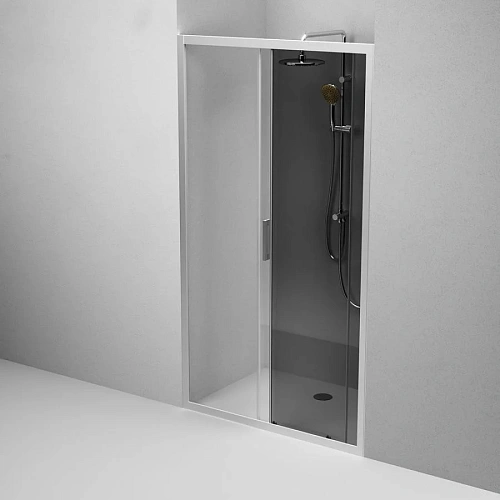 Душевая дверь AM.PM Gem W90G-110-1-195MG 110х195, стекло тонированное, профиль хром матовый Душевая дверь AM.PM Gem W90G-110-1-195MG 110х195, стекло тонированное, профиль хром матовый