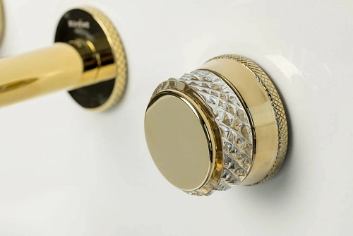 Смеситель для раковины Boheme AURA GOLD встраиваемый 152-2-G-A Смеситель для раковины Boheme AURA GOLD встраиваемый 152-2-G-A