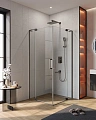 Душевой уголок CEZARES SLIDER-A-2-100/110-C-GM 100-110x100-110см стекло прозрачное, профиль оружейная сталь Душевой уголок CEZARES SLIDER-A-2-100/110-C-GM 100-110x100-110см стекло прозрачное, профиль оружейная сталь