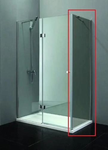 Боковая стенка CEZARES VE-W-90-FIX-P-Cr Боковая стенка CEZARES VE-W-90-FIX-P-Cr