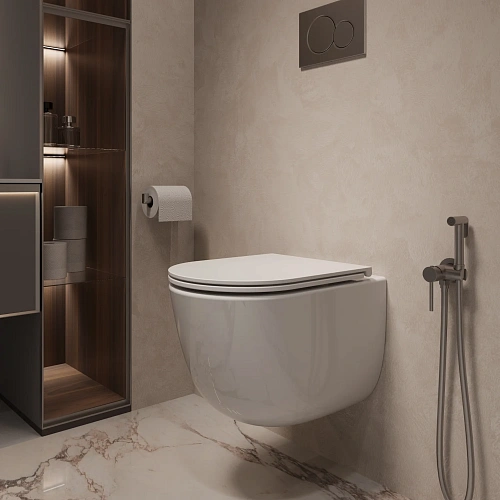 Унитаз подвесной Vincea Intero VT1-57TFS Торнадо белый, ультратонкое микролифт сиденье Унитаз подвесной Vincea Intero VT1-57TFS Торнадо белый, ультратонкое микролифт сиденье