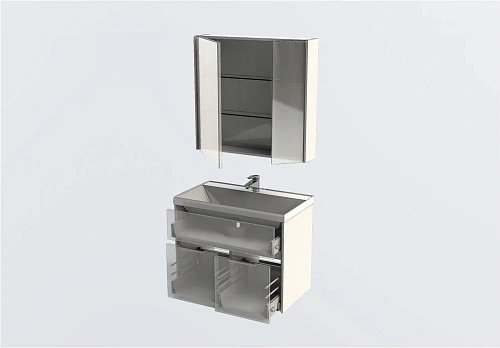 Комплект мебели Aquanet Латина 80 белый 00179839 Комплект мебели Aquanet Латина 80 белый 00179839