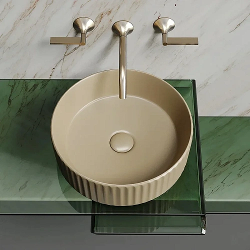 Раковина Ceramica Nova ELEMENT CN6057MC Капучино матовый накладная Раковина Ceramica Nova ELEMENT CN6057MC Капучино матовый накладная