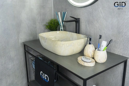 Раковина Gid Mnc547 54463 накладная под камень глянцевая 46x32,5x13,5 Раковина Gid Mnc547 54463 накладная под камень глянцевая 46x32,5x13,5