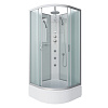 Картинка анонса товара «душевая кабина niagara classic ng-3301-14bktg (900х900х2100) средний поддон (26см) стекло матовое 33011424bktg»