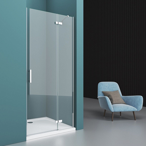 Душевая дверь BelBagno KRAFT-B-12-60/60-C-Cr-R Душевая дверь BelBagno KRAFT-B-12-60/60-C-Cr-R