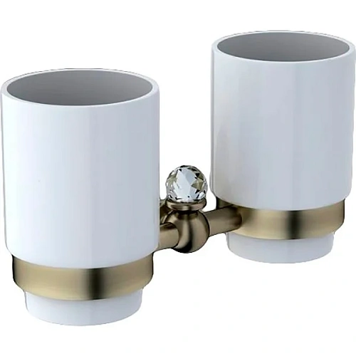 Стакан Art&Max Antic Crystal (AM-E-2688SJ-Br) бронза (двойной) Стакан Art&Max Antic Crystal (AM-E-2688SJ-Br) бронза (двойной)