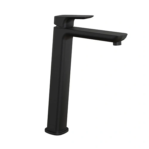 Смеситель для раковины Paini Nove 09YO205LL без донного клапана, высокий, черный Смеситель для раковины Paini Nove 09YO205LL без донного клапана, высокий, черный