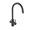 Смеситель для кухни Agger Zest A0700744 с каналом питьевой воды, матовый черный Смеситель для кухни Agger Zest A0700744 с каналом питьевой воды, матовый черный