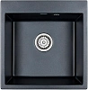 Кухонная мойка Paulmark PRAKTISCH, PM105152-BLM, черный металлик, 510х520