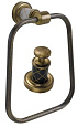 Детальная картинка товара «полотенцедержатель boheme murano 10905-b-br bronze (черное)»
