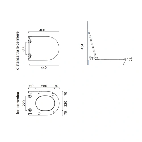 Крышка-сиденье Catalano Sfera/Zero 0551200022 с микролифтом, тонкое, черный матовый Крышка-сиденье Catalano Sfera/Zero 0551200022 с микролифтом, тонкое, черный матовый