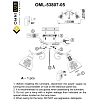Люстра потолочная Omnilux Casagliana OML-53807-05 Люстра потолочная Omnilux Casagliana OML-53807-05