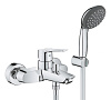 Картинка анонса товара «смеситель для ванны grohe quickfix start, с душевым набором, хром, (23413002)»