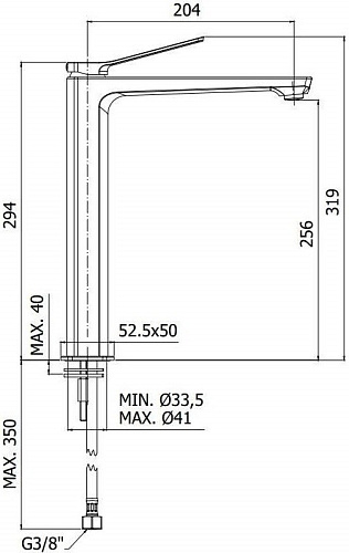 Смеситель для раковины Paffoni Tilt TI081NO Смеситель для раковины Paffoni Tilt TI081NO