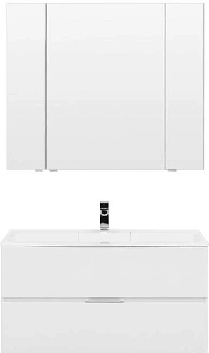 Комплект мебели Aquanet Алвита 100 белый 00237360 Комплект мебели Aquanet Алвита 100 белый 00237360