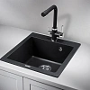 Кухонная мойка Granula 4651, ЧЁРНЫЙ, кварц 465x510 Кухонная мойка Granula 4651, ЧЁРНЫЙ, кварц 465x510