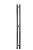 Картинка анонса товара «полотенцесушитель электрический teso azaro stick cube 12f2gm 1200x130 оружейная сталь»