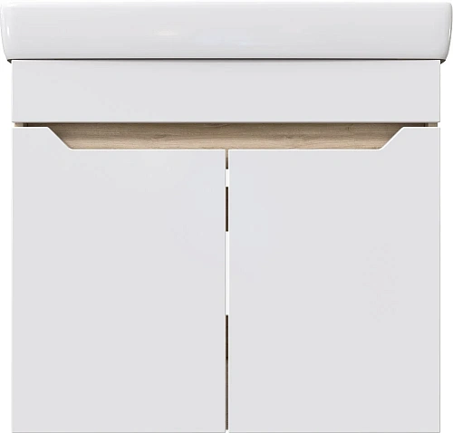 Тумба с раковиной DIWO Архангельск 60 дуб сонома, подвесная 569760 Тумба с раковиной DIWO Архангельск 60 дуб сонома, подвесная 569760