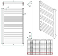 Полотенцесушитель электрический Grota Classic 30 x 120 см полированный Classic 300*1200-e-p Полотенцесушитель электрический Grota Classic 30 x 120 см полированный Classic 300*1200-e-p