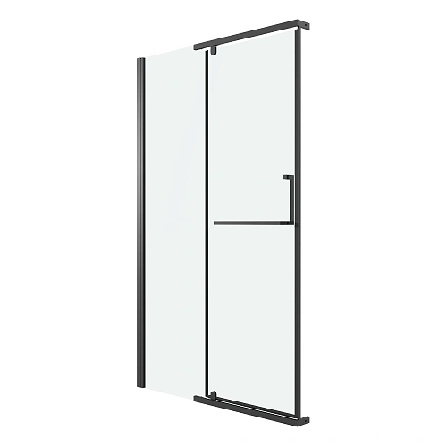 Душевая дверь GROSSMAN Pragma 100.K33.03.120.21.00 (120x195) черный матовый, стекло прозрачное Душевая дверь GROSSMAN Pragma 100.K33.03.120.21.00 (120x195) черный матовый, стекло прозрачное