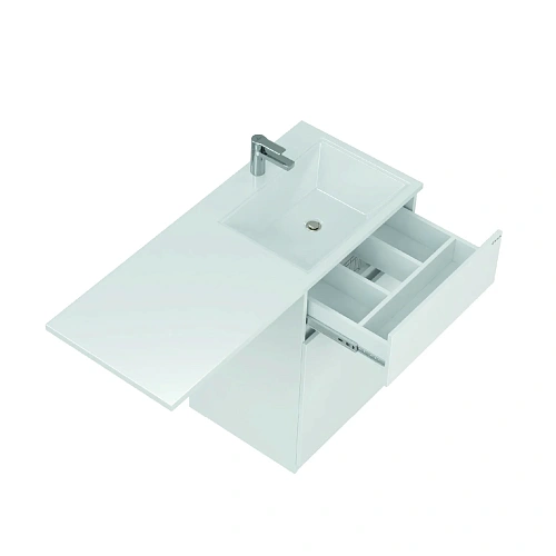 Тумба под раковину Onika Сорго 58 см 105804 напольная под стиральную машину, белая (для Марсал 120) Тумба под раковину Onika Сорго 58 см 105804 напольная под стиральную машину, белая (для Марсал 120)