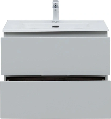 Тумба под раковину Aquanet Алвита New 70 2 ящика, серый 00303907 Тумба под раковину Aquanet Алвита New 70 2 ящика, серый 00303907