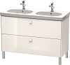 Картинка анонса товара «тумба под раковину duravit brioso br442802222 напольная 117 см белый глянцевый»