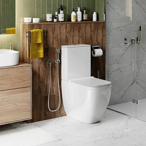 Унитаз напольный Ceruttispa CHIKA CT8708 безободковый высокий, сиденье микролифт Унитаз напольный Ceruttispa CHIKA CT8708 безободковый высокий, сиденье микролифт