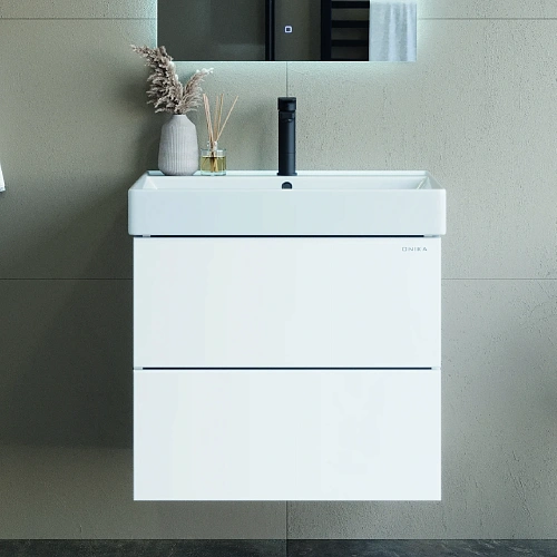 Тумба под раковину Onika Эсквана 65 см 106549 подвесная, белая (для Вилис 65) Тумба под раковину Onika Эсквана 65 см 106549 подвесная, белая (для Вилис 65)
