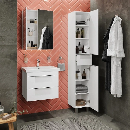 Шкаф-пенал STWORKI Копенгаген 195 R белый 463544 Шкаф-пенал STWORKI Копенгаген 195 R белый 463544