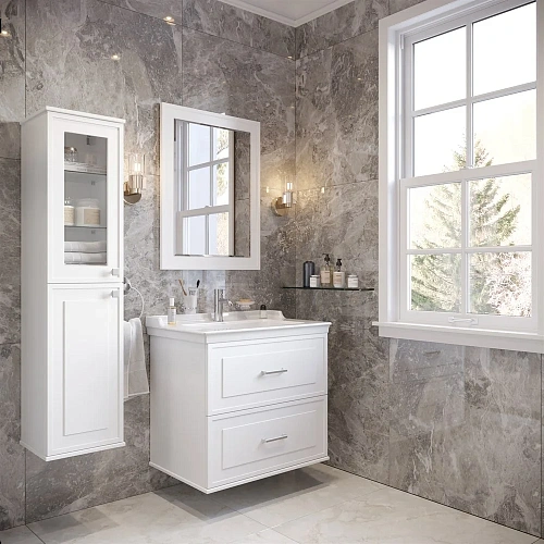 Шкаф-пенал STWORKI Хадстен L, белый 540841 Шкаф-пенал STWORKI Хадстен L, белый 540841