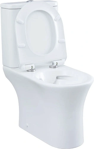 Чаша напольного унитаза Aquanet Rimless Roll 2-C CL-12289 с сиденьем Чаша напольного унитаза Aquanet Rimless Roll 2-C CL-12289 с сиденьем