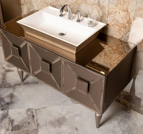 Тумба под раковину Armadi Art Fiaba 120, Бронзированное Зеркало Armadi Art 3026-3K Тумба под раковину Armadi Art Fiaba 120, Бронзированное Зеркало Armadi Art 3026-3K