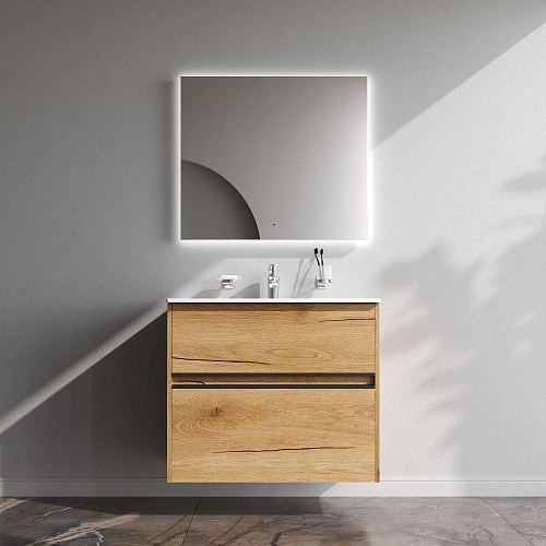 Тумба под раковину AM.PM Sense M7BFUX0802OF универсальная, 80 см, светлое дерево Тумба под раковину AM.PM Sense M7BFUX0802OF универсальная, 80 см, светлое дерево