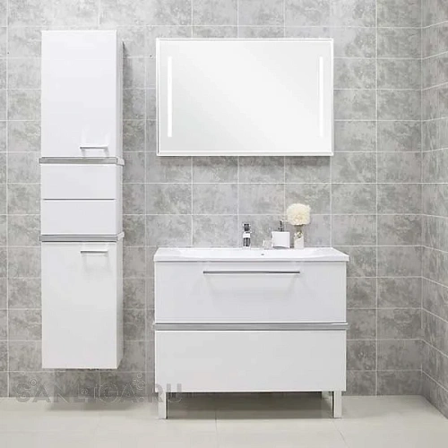 Шкаф-пенал Aquaton Турин (1A118003TU780) белый Шкаф-пенал Aquaton Турин (1A118003TU780) белый