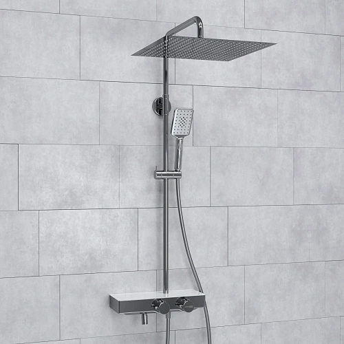 Душевая система WasserKRAFT A113.119.126.CH Thermo с термостатом хром Душевая система WasserKRAFT A113.119.126.CH Thermo с термостатом хром