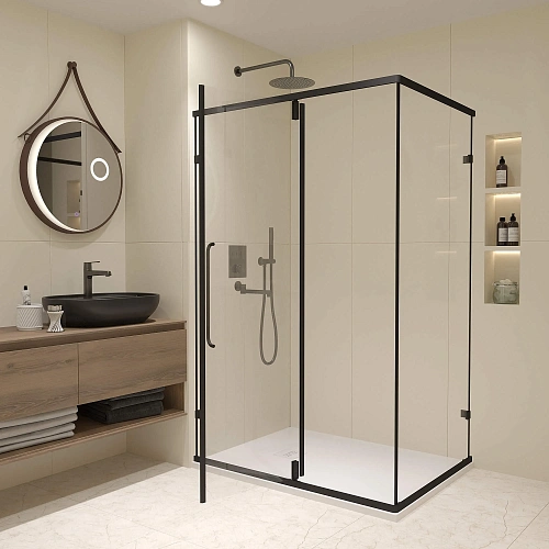 Душевой уголок RGW CL-046B 1000x800 мм 350904608-14 черный Easy Clean Душевой уголок RGW CL-046B 1000x800 мм 350904608-14 черный Easy Clean