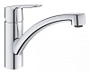Картинка анонса товара «смеситель для кухни grohe start 2021, низкий излив, хром (30334001)»