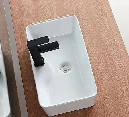 Раковина CeramaLux 7291-1 накладная, белый